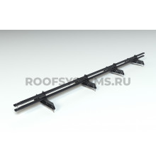 Снегозадержатель Roofsystems Prestige Next ZN овал 45 х 25 мм. RAL 9005 черный 3,0 м.
