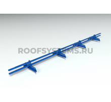Снегозадержатель Roofsystems Promo ZN Next овал 40 х 20 мм. RAL 5005 Синий насыщенный 3 м.
