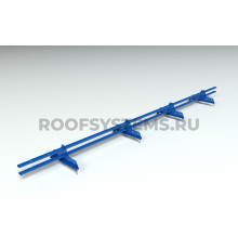 Снегозадержатель Roofsystems Promo ZN Next овал 40 х 20 мм. RAL 5005 Синий насыщенный 3 м.