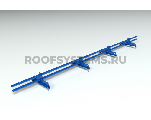 Снегозадержатель Roofsystems Promo ZN Next овал 40 х 20 мм. RAL 5005 Синий насыщенный 3 м.