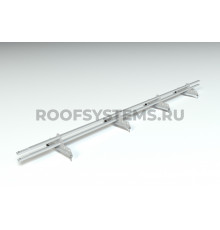 Снегозадержатель Roofsystems Promo ZN Next овал 40 х 20 мм. RAL 7004 Серый 3 м.