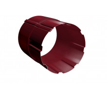 Соединитель трубы Grand Line 125/90 мм. RAL 3005 Красное вино
