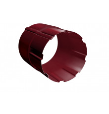 Соединитель трубы Grand Line 125/90 мм. RAL 3005 Красное вино
