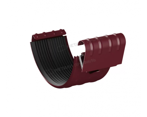 Соединитель желоба Металл Профиль Foramina PUR D125 RAL 3005 Красное вино