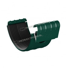 Соединитель желоба Металл Профиль Foramina PUR D125 RAL 6005 Зеленый мох