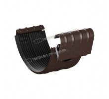Соединитель желоба Металл Профиль Foramina PUR D125 RAL 8017 Коричневый шоколад