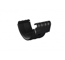 Соединитель желоба Металл Профиль Foramina PUR D125 RAL 9005 Черный темный