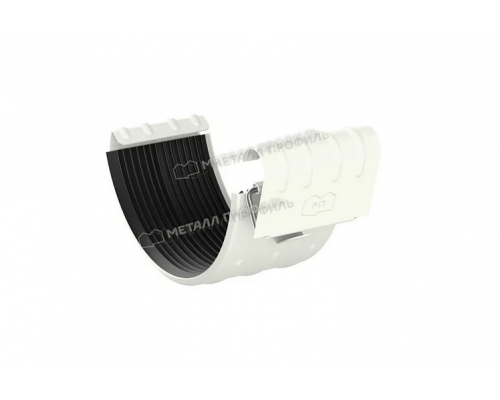 Соединитель желоба Металл Профиль Foramina PUR D125 RAL 9010 Чистый белый