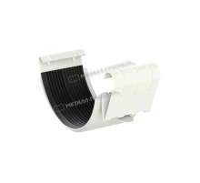 Соединитель желоба Металл Профиль Foramina PUR D150 RAL 9010 Чистый белый