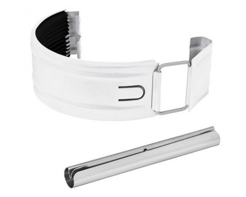 Соединитель желоба с резиновым уплотнителем и элементом жесткости AQUASYSTEM Система 90/125 RR 20
