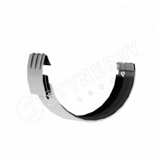 Соединитель желоба Stynergy D125/100 мм. RAL 7004 Сигнальный серый
