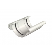 Соединитель желоба Технониколь Макси ПВХ 152/100 RAL 9010 Белый