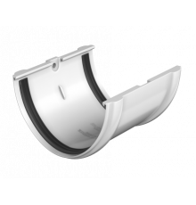 Соединитель желоба Технониколь Оптима ПВХ 120/80 RAL 9003 Белый