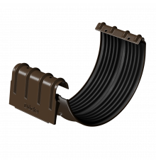 Соединитель желобов Docke STAL PREMIUM 125/90 Каштан RAL 8017
