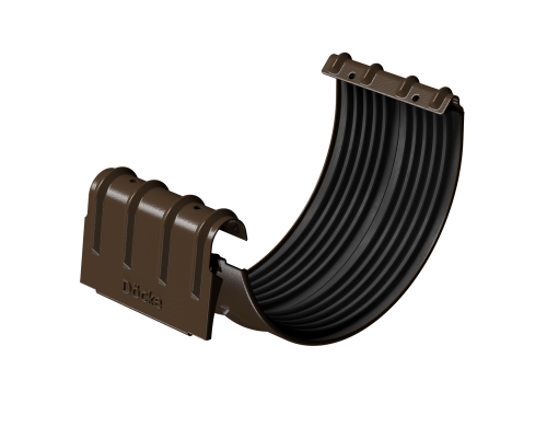 Соединитель желобов Docke STAL PREMIUM 125/90 Каштан RAL 8017