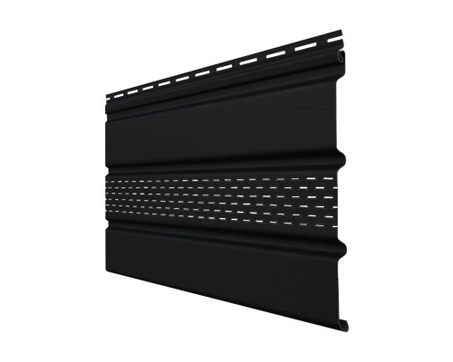 Софит частично перфорированный Grand Line Premium Acryl Черный 3000 х 303 мм. 0,91  м2