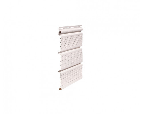 Софит полностью перфорированный FineBer Classic Color Белый 3000 х 300 мм. 0,9 м2