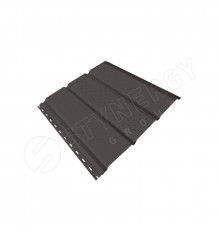 Софит тройной центральная перфорация GRAPHITE45® RR32 тёмно-коричневый 0,45 мм.