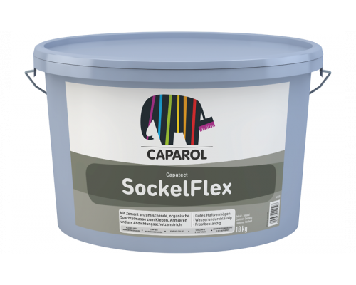 Состав базовый штукатурный для цоколя Capatect SockelFlex 18 кг. Caparol