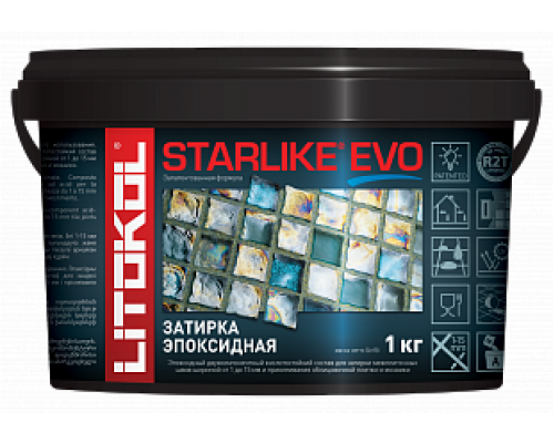 Состав для затирки STARLIKE EVO S.145 Nero Carbonio 1 кг.