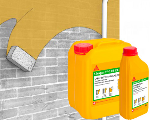 Средство чистящее на основе органических кислот Sikagard®-105 EC 1 л. Sika