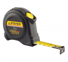 STAYER АutoLock 5м / 25мм рулетка с автостопом