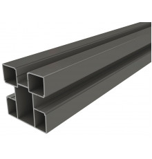 Столб алюминиевый HILST 100 x 100 x 2000 мм. RAL 7024
