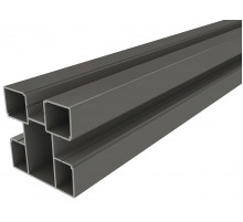 Столб алюминиевый HILST 100 x 100 x 4000 мм. RAL 7024