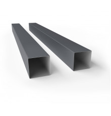 Столб Grand Line Colority Black 60 х 60 х 2,0 х 3000 мм. RAL 7024 Серый графит