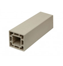 Столб заборный ДПК CM Railing White Wood 120 х 120 х 3000 мм. Белое дерево