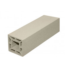 Столб заборный ДПК CM Railing White Wood 90 х 90 х 3000 мм. Белое дерево