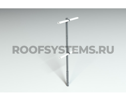 Стойка перил Roofsystems Prestige Н-1200 ГОСТ Р 53254-2009 RAL 7024 Серый графит