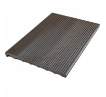 Ступень полнотелая из ДПК Ecodecking Техно 345 х 22 х 4000 мм. Венге