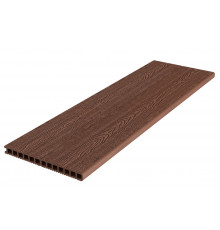 Ступень пустотелая ДПК Deckron Woodlike 317 х 28 х 4000 мм. Коричневый