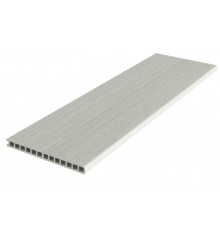 Ступень пустотелая ДПК Deckron Woodlike 317 х 28 х 4000 мм. Слоновая кость