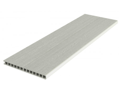 Ступень пустотелая ДПК Deckron Woodlike 317 х 28 х 4000 мм. Слоновая кость