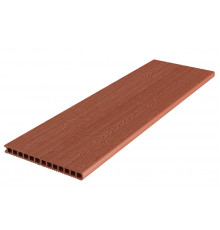 Ступень пустотелая ДПК Deckron Woodlike 317 х 28 х 4000 мм. Терракот