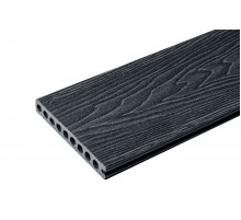Ступень пустотелая ДПК NauticPrime Esthetic Wood 160 х 22 х 4000 мм. Антрацит