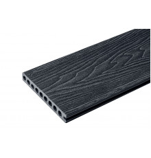 Ступень пустотелая ДПК NauticPrime Esthetic Wood 160 х 22 х 4000 мм. Антрацит