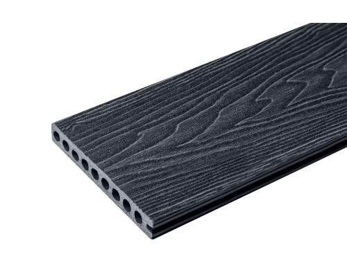 Ступень пустотелая ДПК NauticPrime Esthetic Wood 160 х 22 х 4000 мм. Антрацит