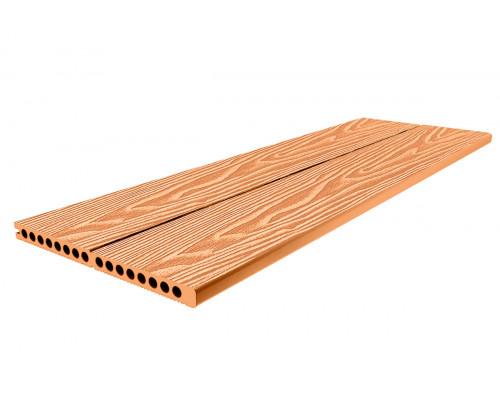Ступень пустотелая ДПК NauticPrime Esthetic Wood 300 х 22 х 4000 мм. Кедр