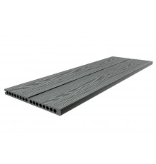 Ступень пустотелая ДПК NauticPrime Esthetic Wood 300 х 22 х 4000 мм. Серый