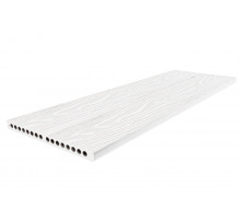 Ступень пустотелая ДПК NauticPrime Esthetic Wood 300 х 22 х 4000 мм. Слоновая кость