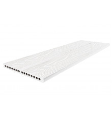 Ступень пустотелая ДПК NauticPrime Esthetic Wood 300 х 22 х 4000 мм. Слоновая кость