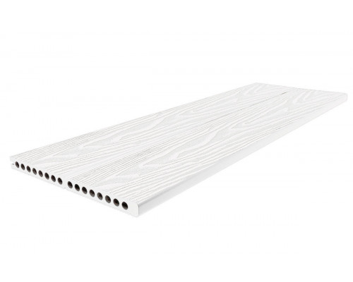 Ступень пустотелая ДПК NauticPrime Esthetic Wood 300 х 22 х 4000 мм. Слоновая кость