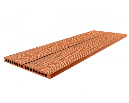 Ступень пустотелая ДПК NauticPrime Esthetic Wood 300 х 22 х 4000 мм. Терракот