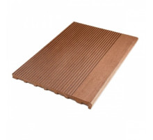 Ступень пустотелая из ДПК Ecodecking Титан 180 х 25 х 3000 мм. Терракот