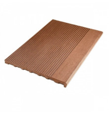 Ступень пустотелая из ДПК Ecodecking Титан 180 х 25 х 3000 мм. Терракот