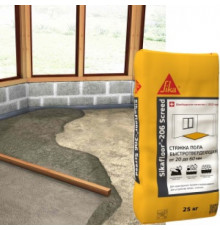 Стяжка для пола быстротвердеющая для внутренних работ Sikafloor®-206 Screed серый 25 кг.
