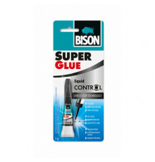 Супер клей Bison Super Glue Control с Дозатором 3гр
